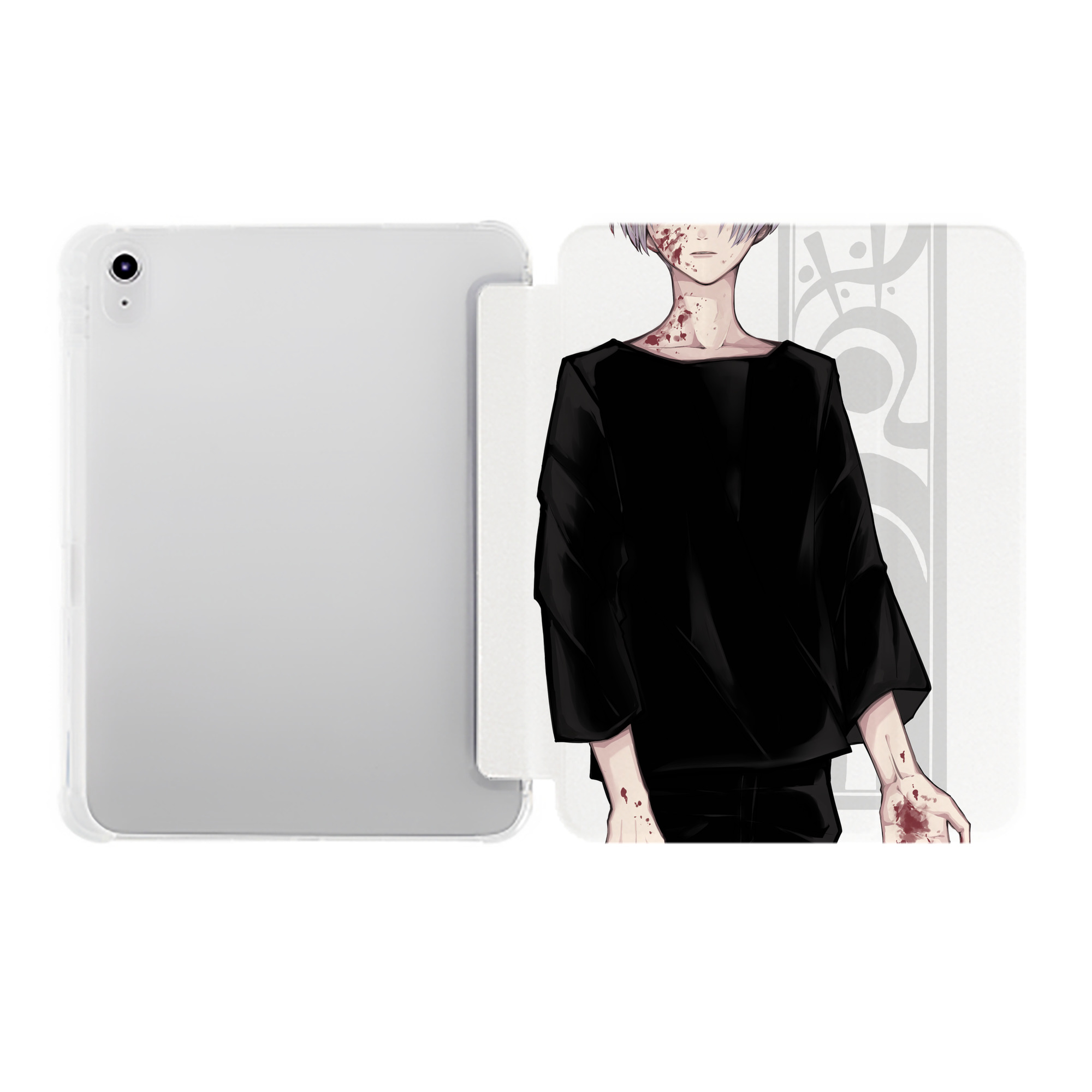 （画像用） 東京リベンジャーズ Tokyo Revengers IPad ケース ペン収納付き 三つ折りスタンド PUレザー×シリコン 対応機種9.5/10.5/10.9インチ